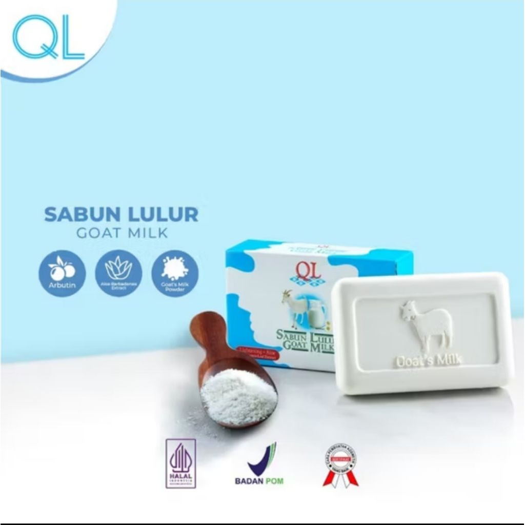 Sabun lulur pemutih goat milk QL