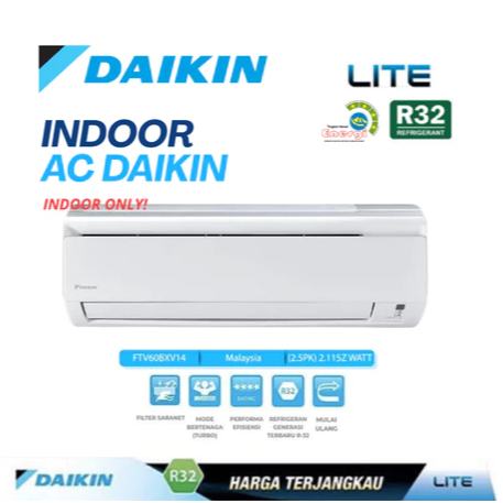 INDOOR AC DAIKIN MALAYSIA FTV60CXV14 ( HANYA INDOOR SAJA )