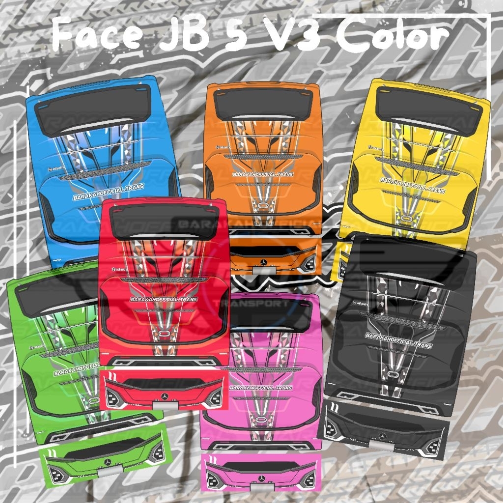 Face JB 5 V3 Berwarna