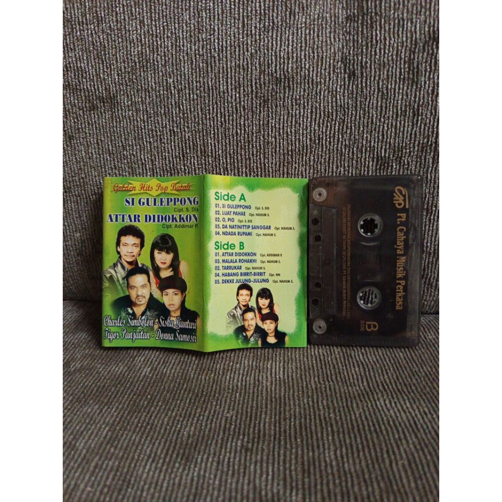 kaset pita lagu daerah batak / pop batak / bahasa batak / batak