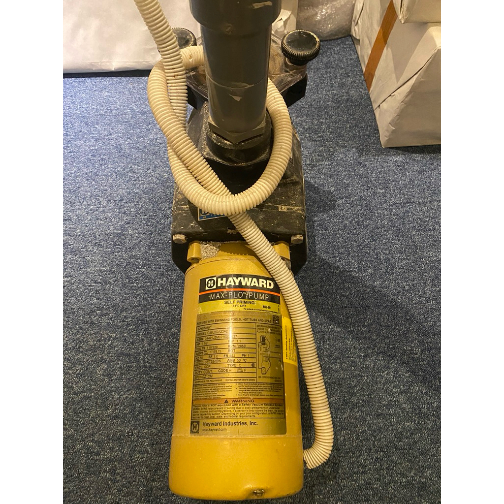 mesin air kolam renang + pompa celup