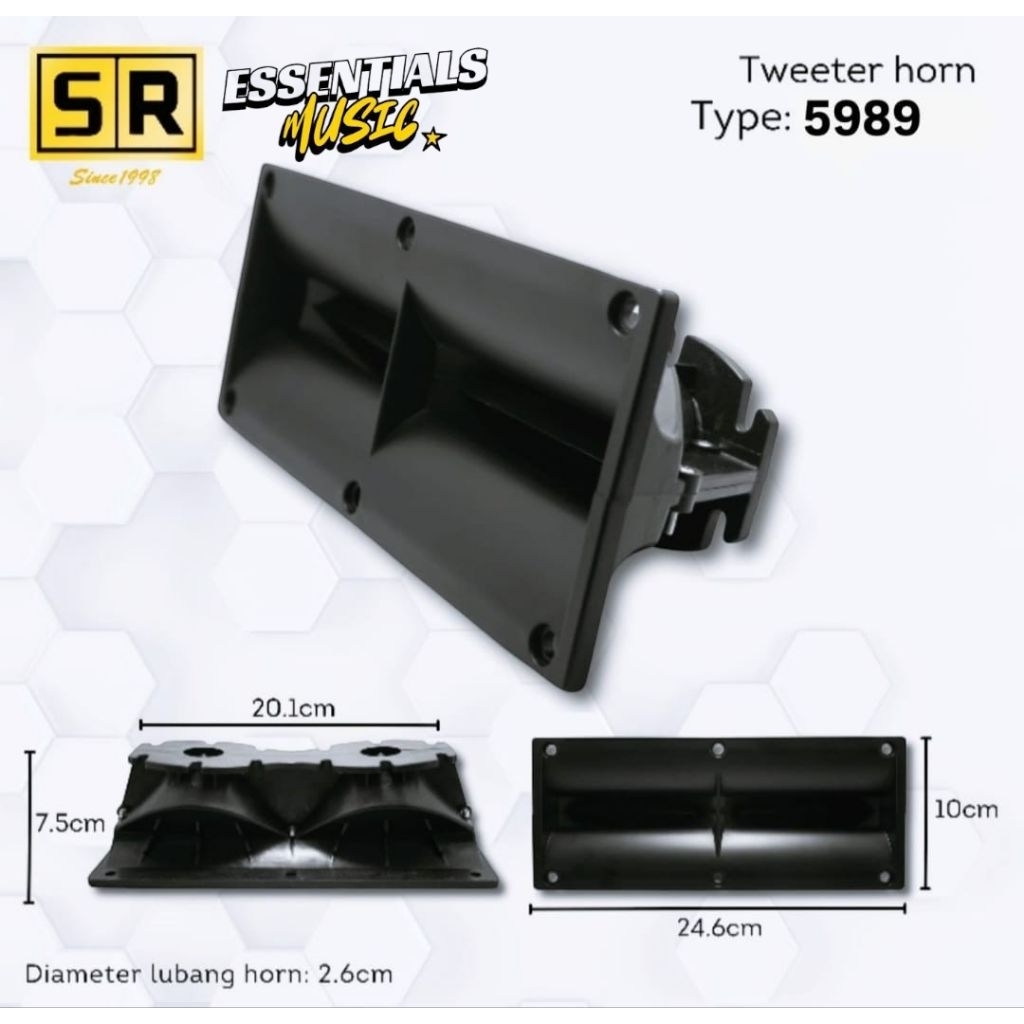 Horn Tweeter kodok kecil double
