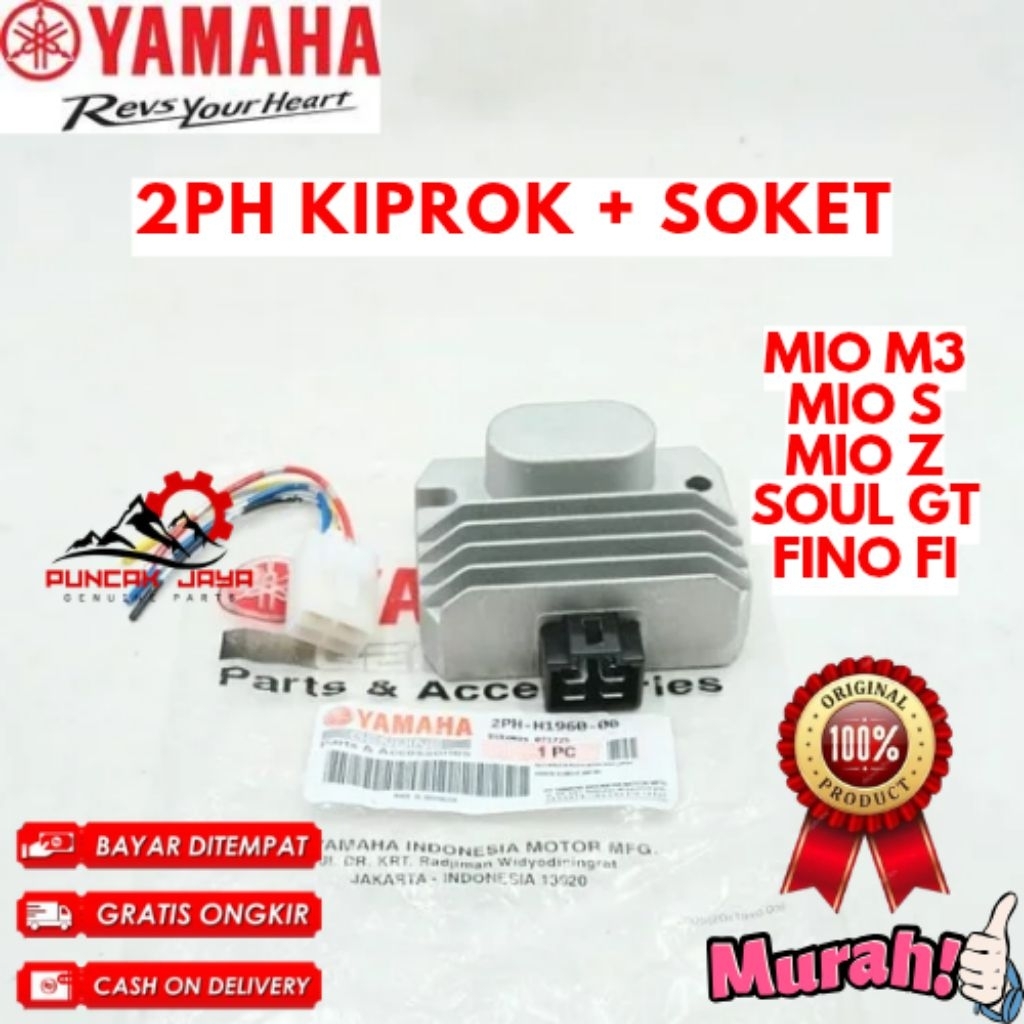 KIPROK + SOKET ORIGINAL YAMAHA KODE 2PH, KIPROK + SOKET JUPITER MIO M3, KIPROK + SOKET MIO S, KIPROK