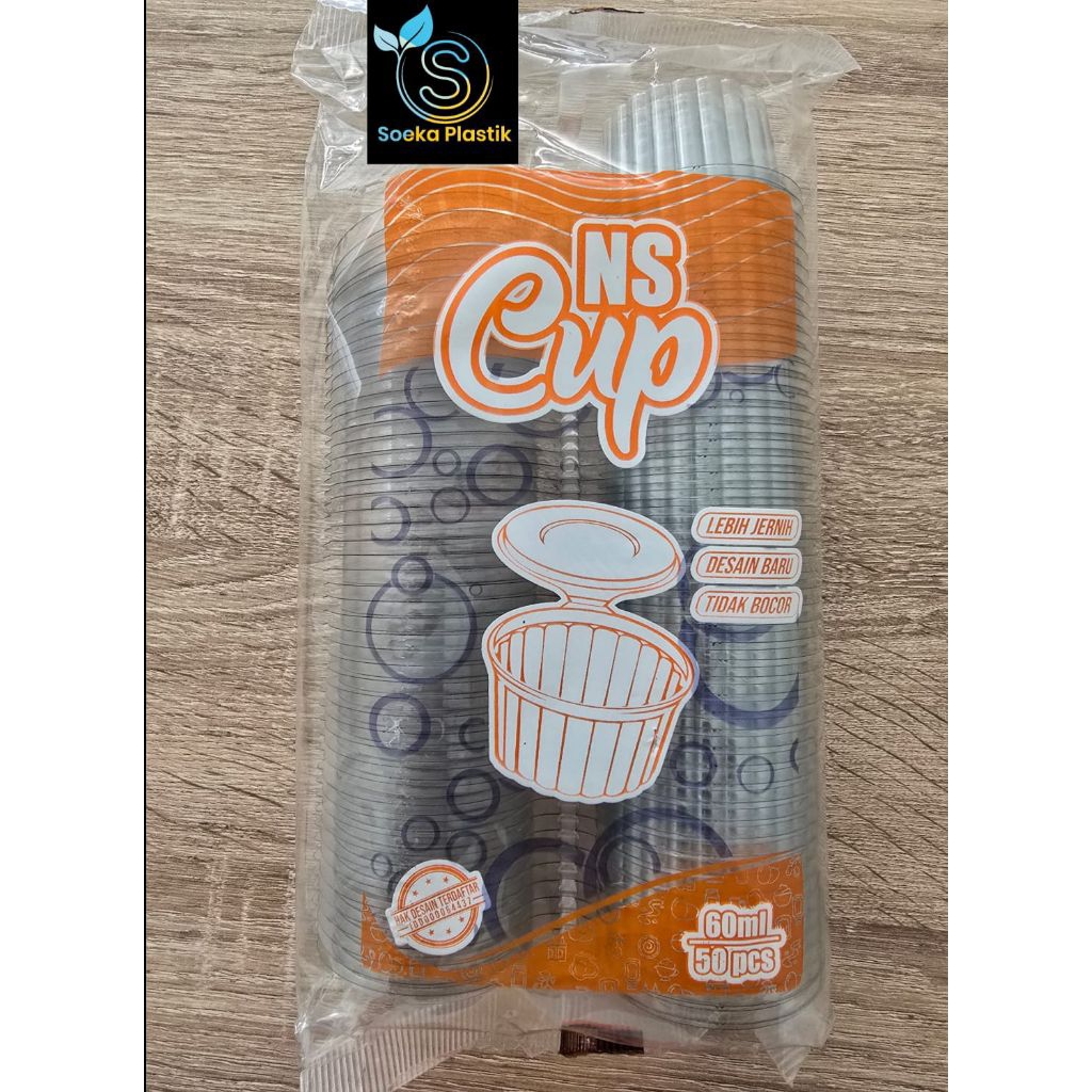 Mika Cup Puding / Cup Sambal / NS Cup isi 50 pcs / Cup Puding