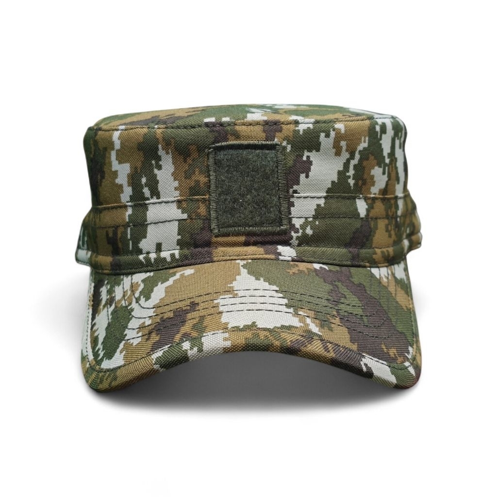 Topi PET PDL TNI Sage Green Original | Topi Tactical Lapangan Bahan Velbed