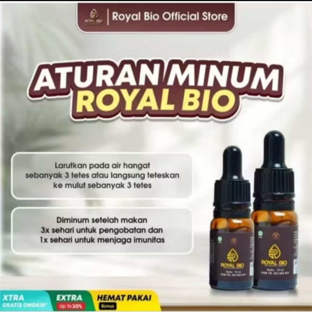 ROYAL BIO 30ML ORIGINAL KESEHATAN JANTUNG AMPUH TERBAIK