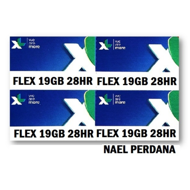 VOUCHER XL FLEX 19GB 28HARI