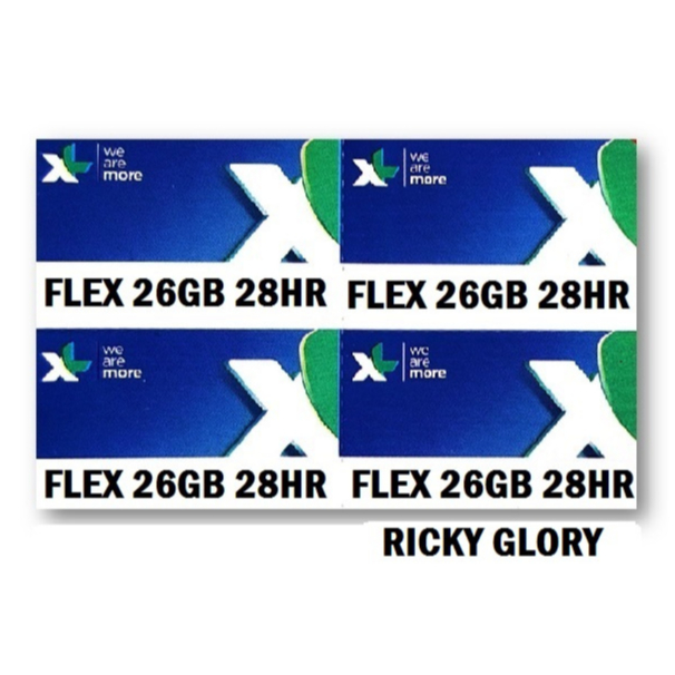 VOUCHER XL FLEX 26GB 28HARI