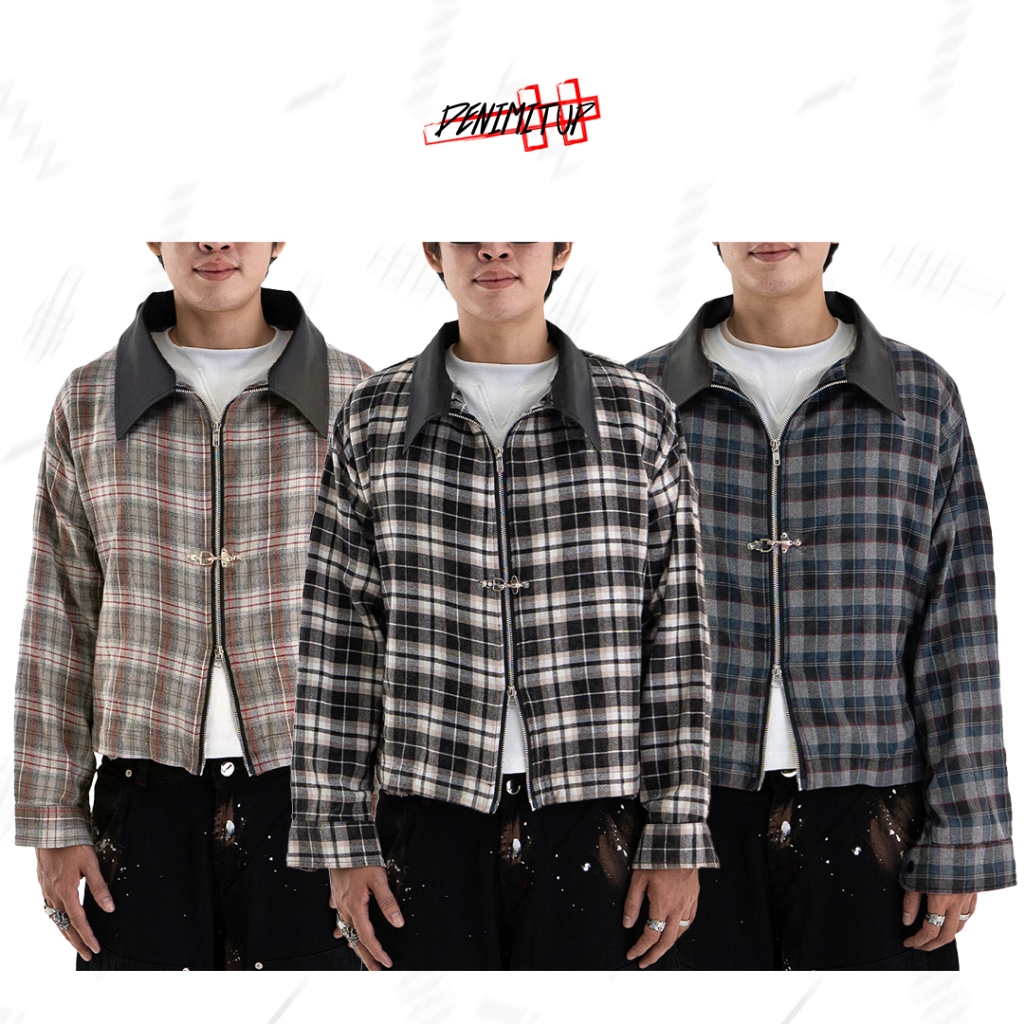 Flannel Clasp Zip Jacket Series