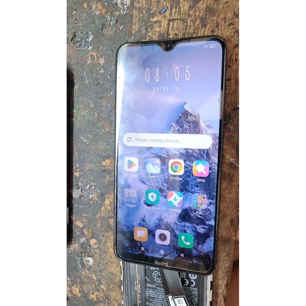 lcd redmi 8 copotan hp