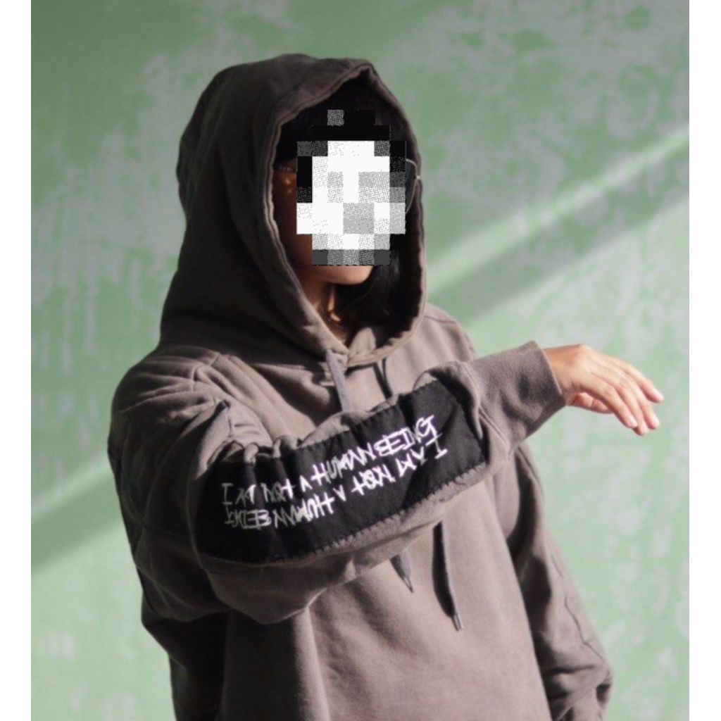 preloved hoodie iam not human being /hoodie brand /preloved Hoodie