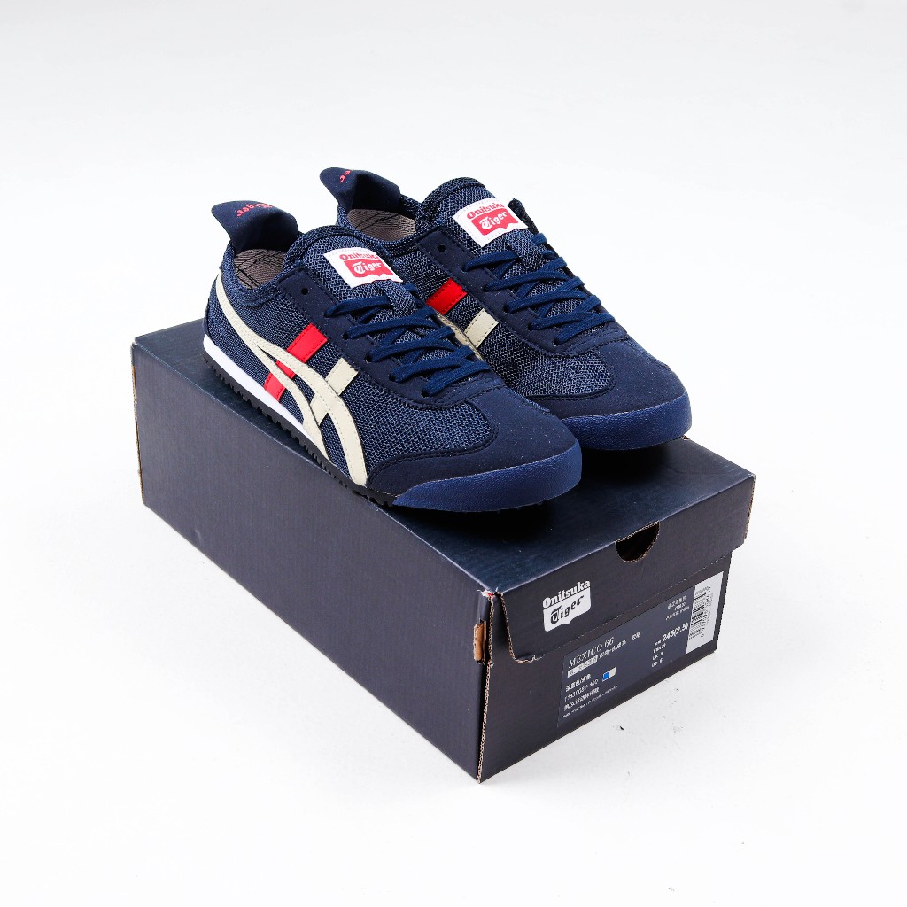 (FTBX) Sepatu Sneakers Onitsuka Tiger Mexico 66 Midnight Birch