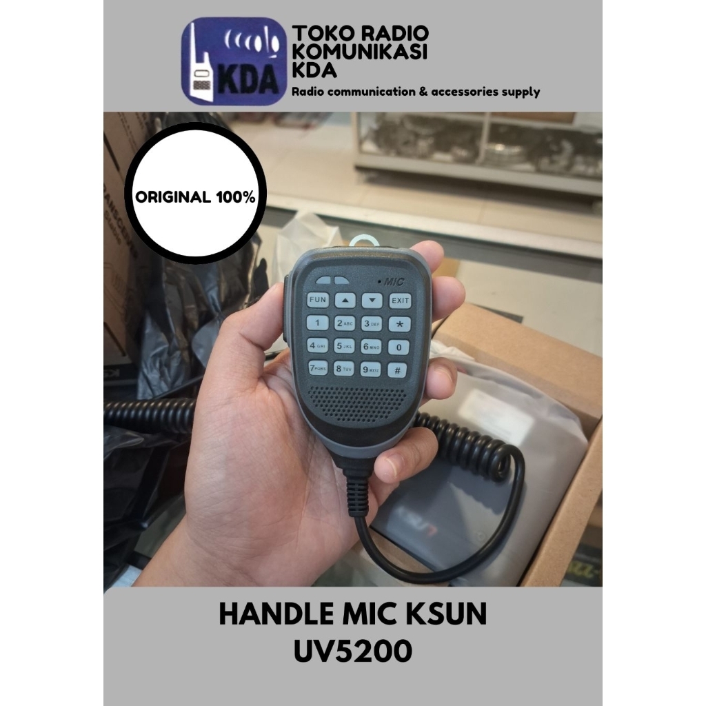 HANDLE MIC KSUN RIG MINI UV5200 | ORIGINAL | HANDLEMIC KSUN UV 5200 | KSUN 5200 | RADIO RIG MINI KSU