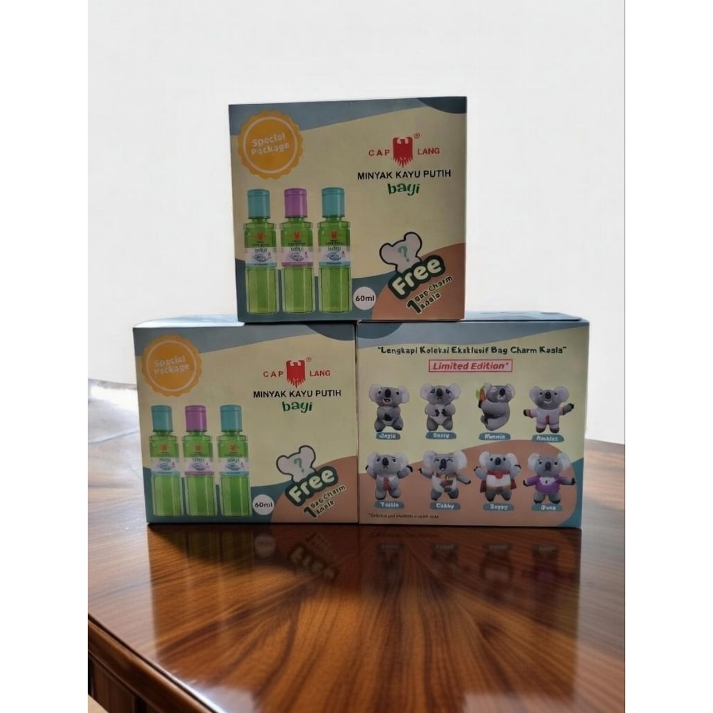 3PCS Minyak Kayu Putih Bayi 60ML isi 3pcs SPECIAL EDITION - Blind box