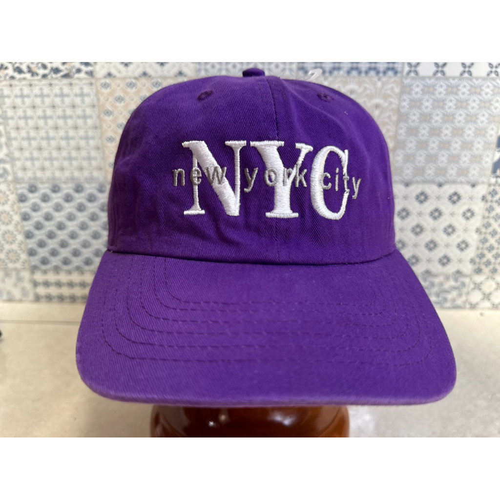 Topi Second Brand Branded NYC New York City Purple By Newhattan Original