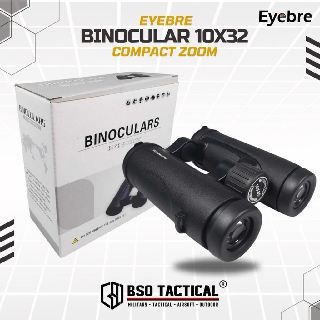Eyebre Binocular 10x32 Outdoor Telescope Teropong Camping Compact Zoom