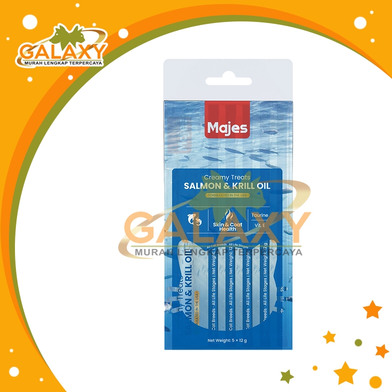 MAJES CREAMY TREATS 5x12gr - SNACK KUCING