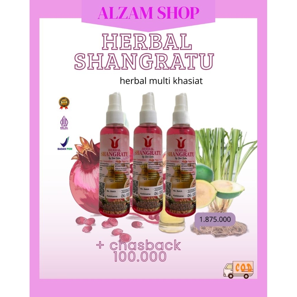 HERBAL SHANGRATU BY SARISALON AIR KESAT HERBAL MULTI KHASIAT HERBAL UNTUK KEWANITAAN HERBAL KESEHATA