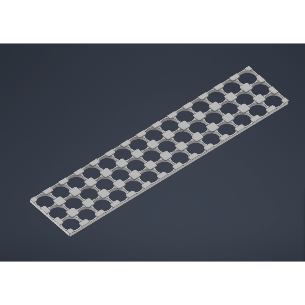 Holder Baterai 21700 14s3p, Holder baterai 14x3, holder baterai 3x14 21700