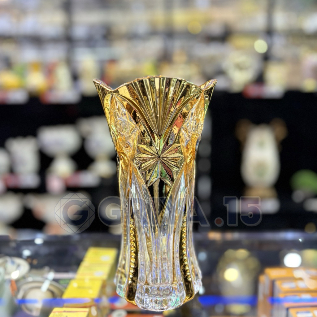 Vas Kaca Bohemia Gold