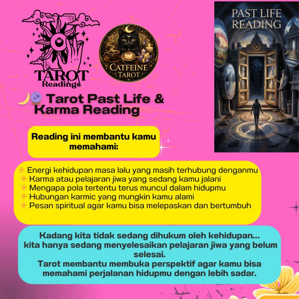 Tarot Past Life & Karma Reading – by Catfeine Tarot
