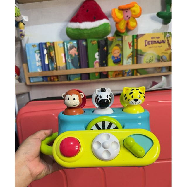 Mainan ELC Pop Up Jungle Animal (Like New) - Mainan Edukasi Anak Bayi Early Learning Centre pop up