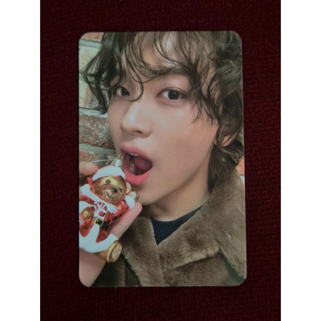PC NCT HAECHAN OFFICIAL PINK CHRISTMAS // MANGAP KRIWIL CURLY HAIR CENTIL