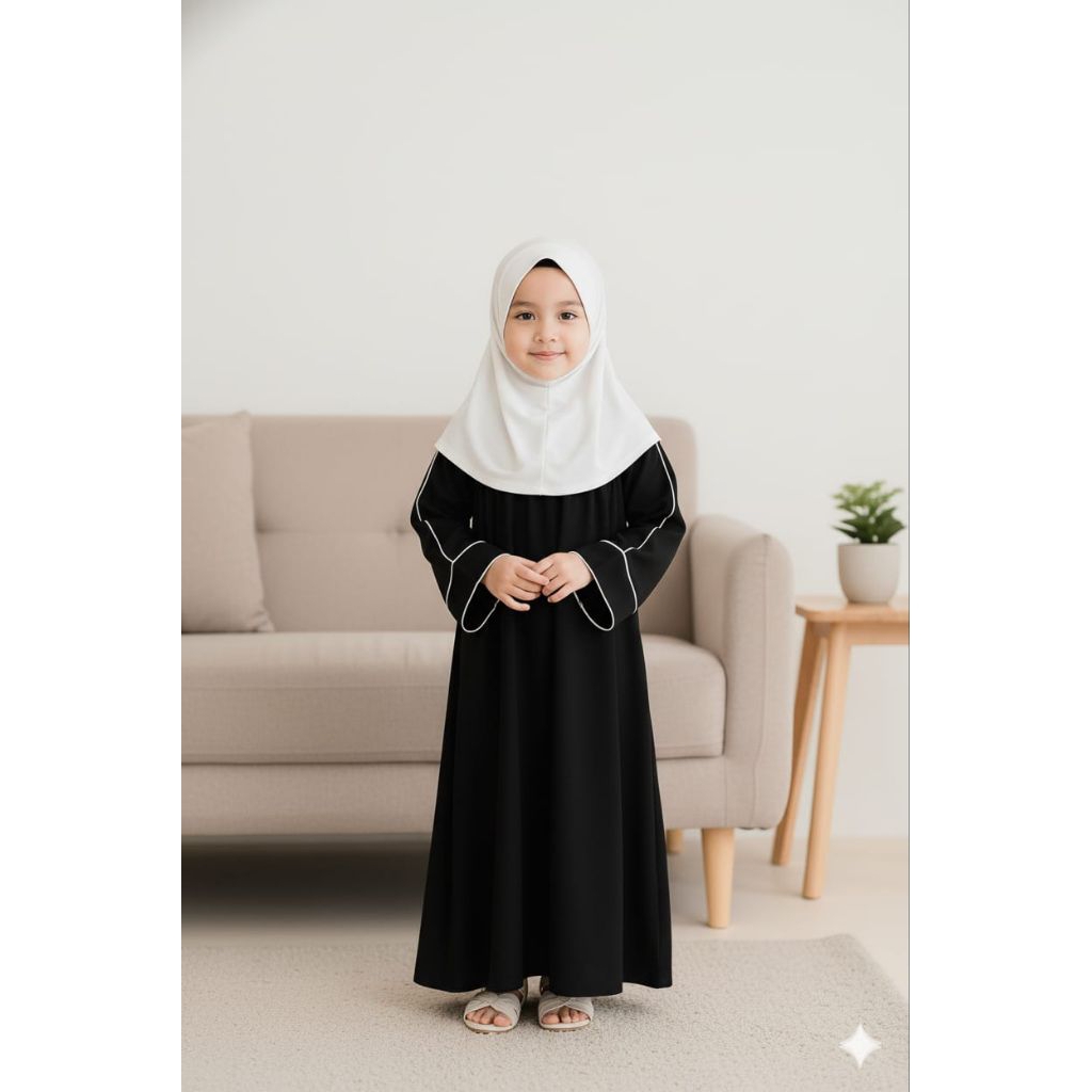 GAMIS ABAYA MEWAH TERBARU OUTFIT LEBARAN 2026