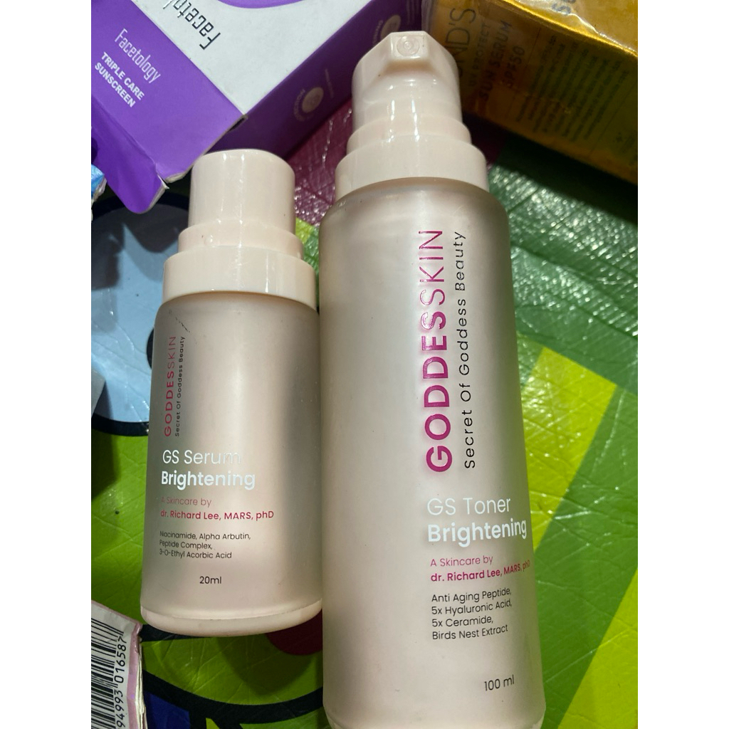 ( PROMO ) GODDESKIN GS TONER GS SERUM GS CREAM DAY NIGHT