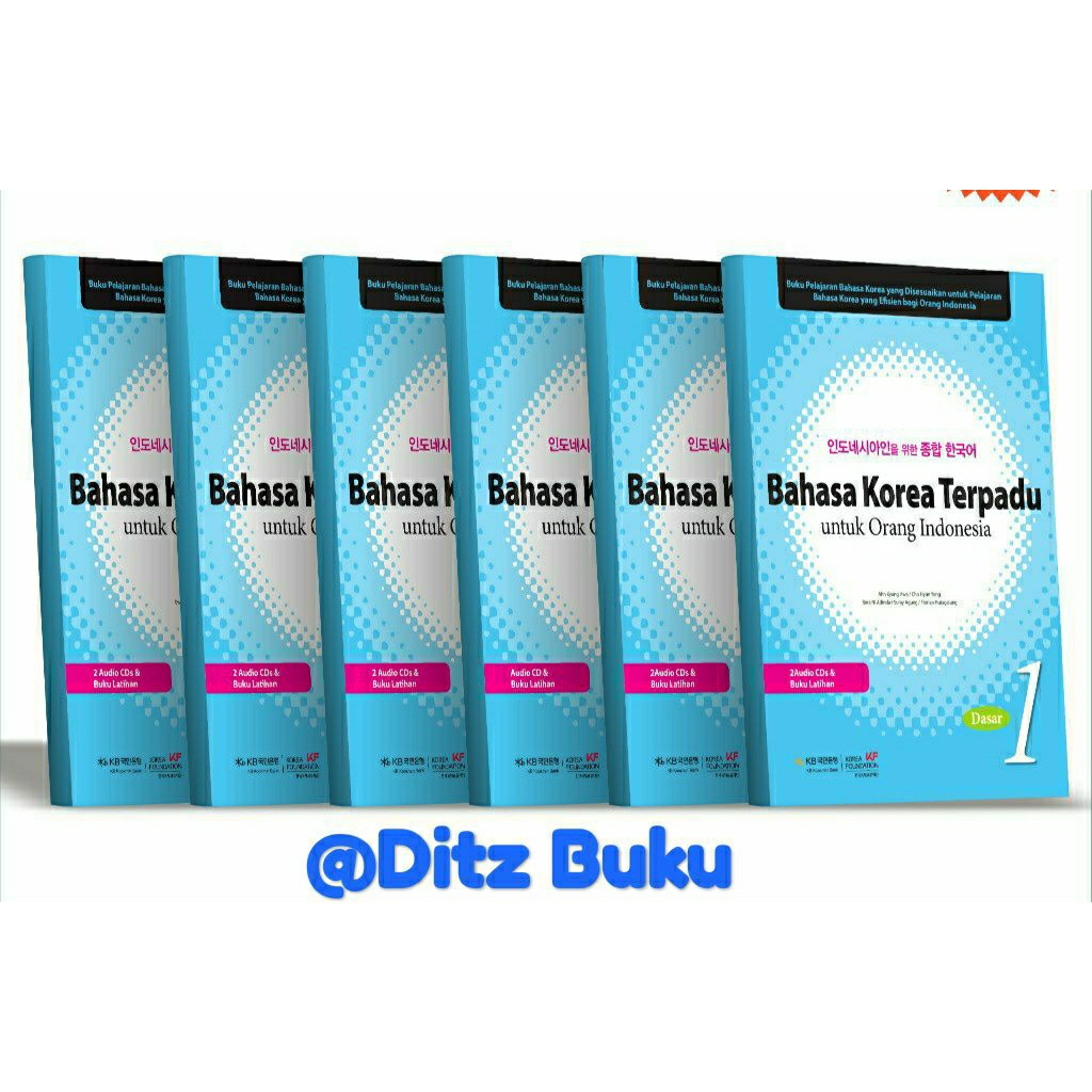BUKU BAHASA KOREA TERPADU 1 - 6 TEXTBOOK & WORKBOOK