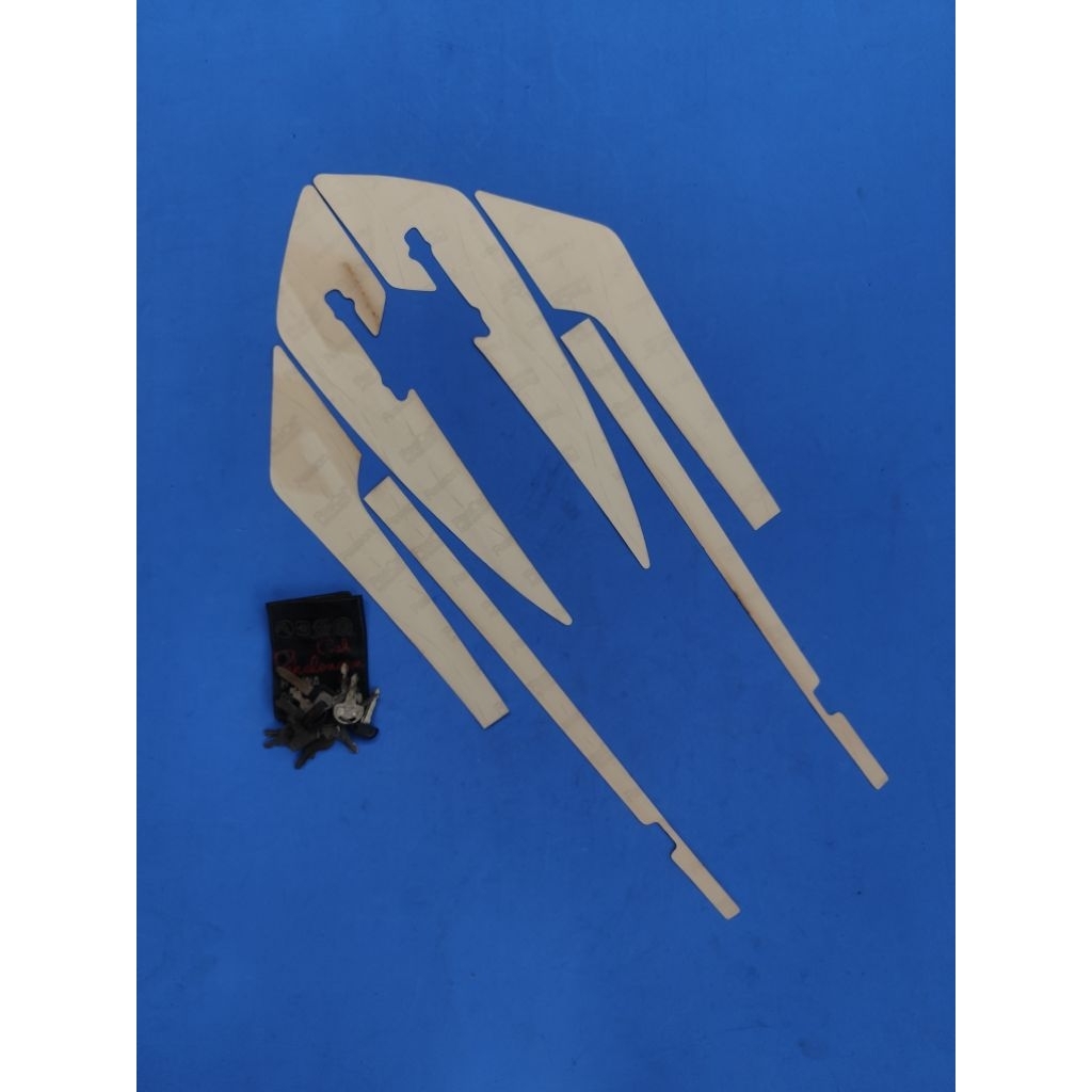 Striping Sticker decal Honda GL Pro Merah 90 91 92 Original