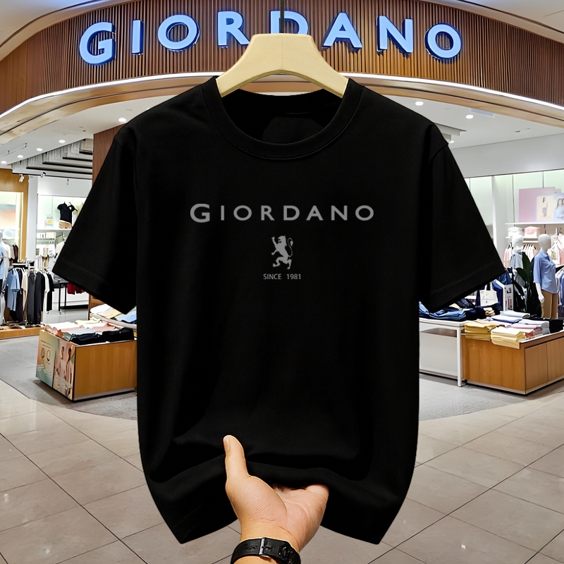 Kaos Giordano Original 100% Pria Model Casual Fashion Lengan Pendek T-shirt Untuk Santai