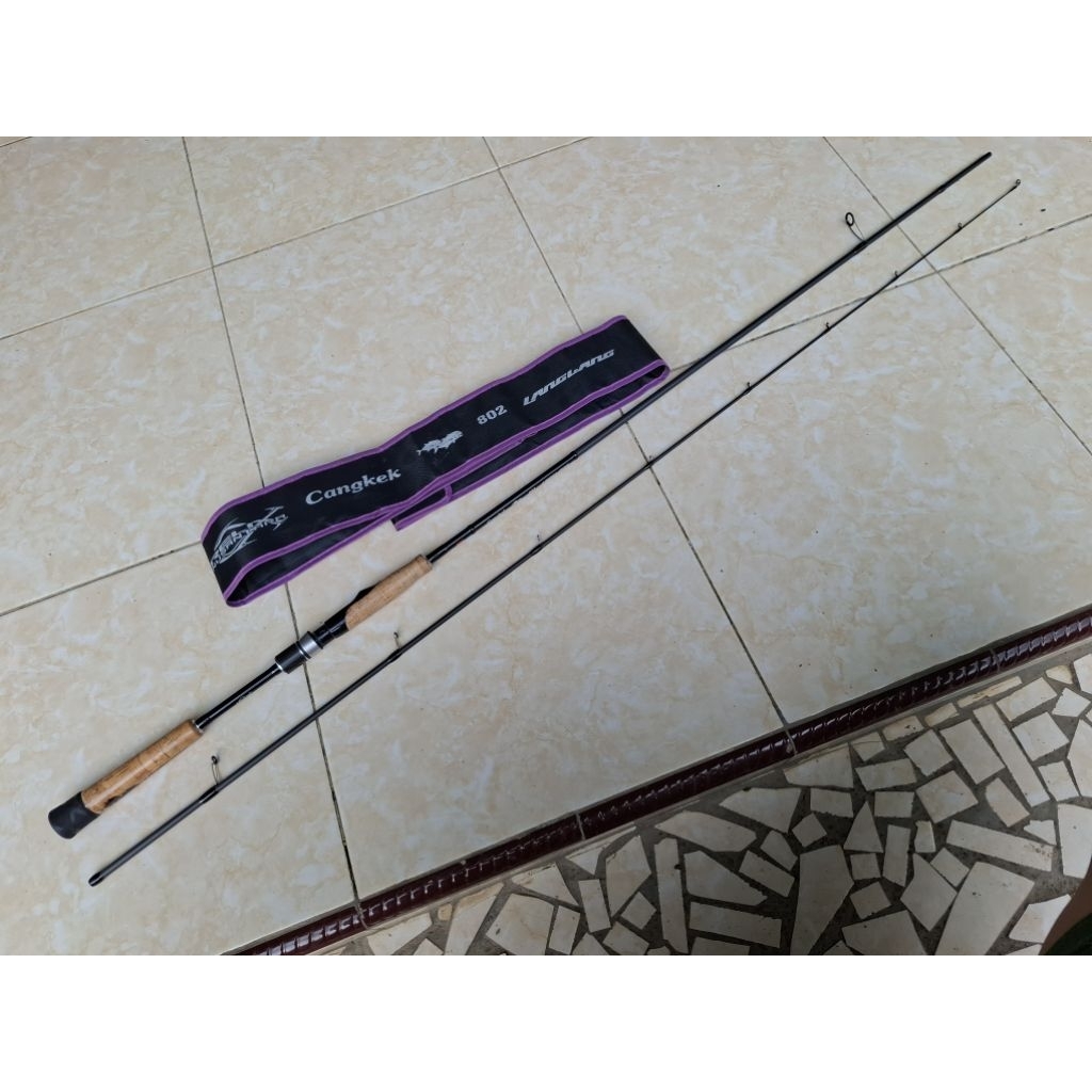 Joran Cangkek Langlang 802 second bekas