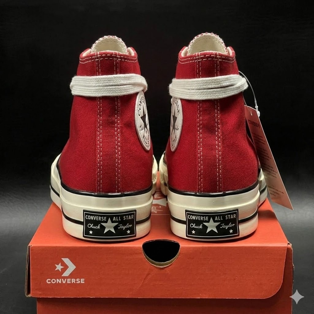 ORIGINAL Converse Chuck Taylor All Star 1970 Hi Red - Sepatu High Cut 70s Import 100% BNIB Unisex