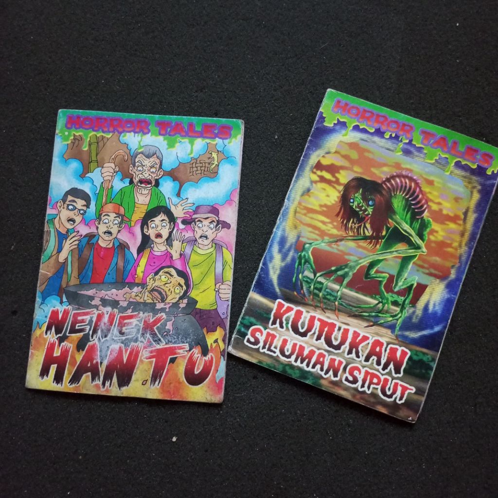 Komik Horor Vintage Full Color – Horror Tales: Neknek Hantu & Kutukan Siluman Siput / Koleksi Komik 