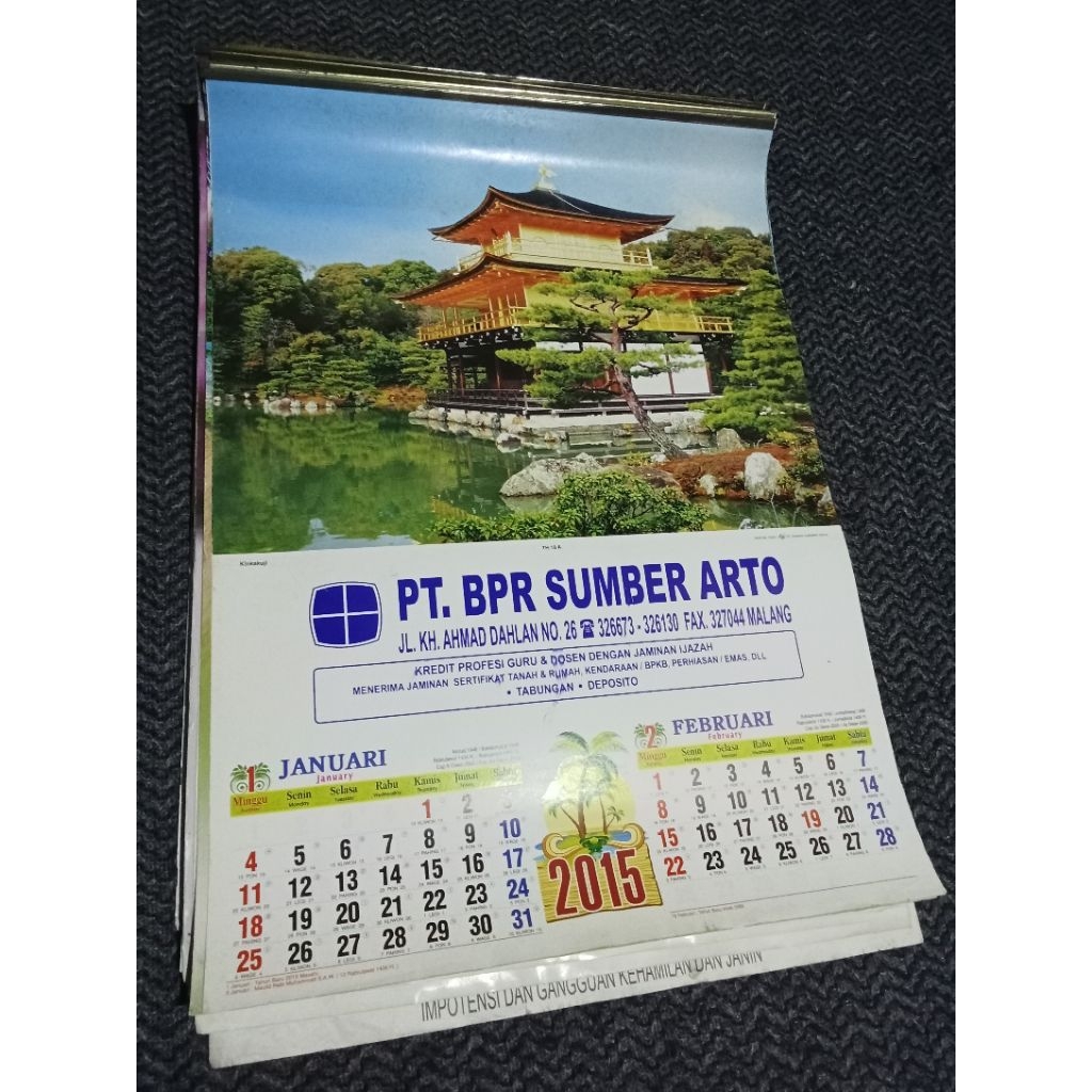 Kalender 2015 lengkap 1th