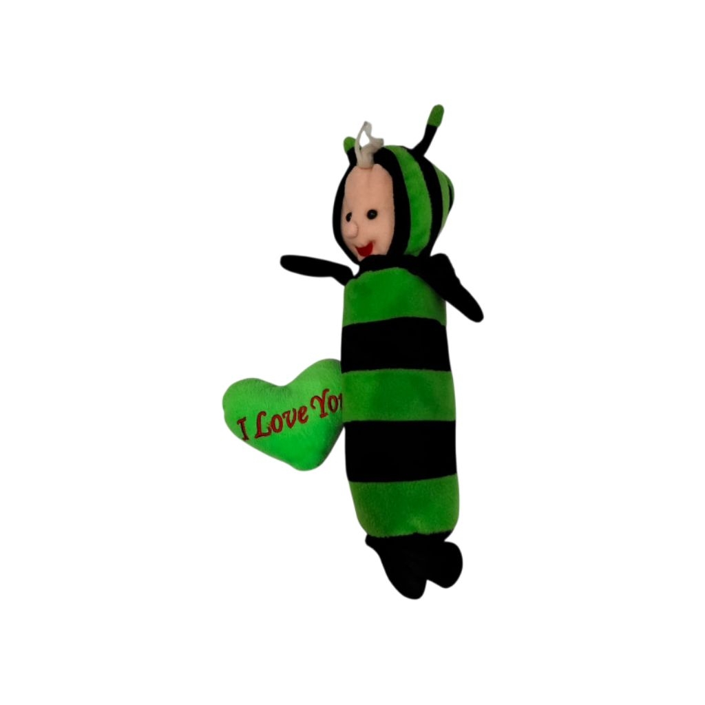 preloved boneka mini lucu  guling kecil panjang 40 cm bonus boneka love