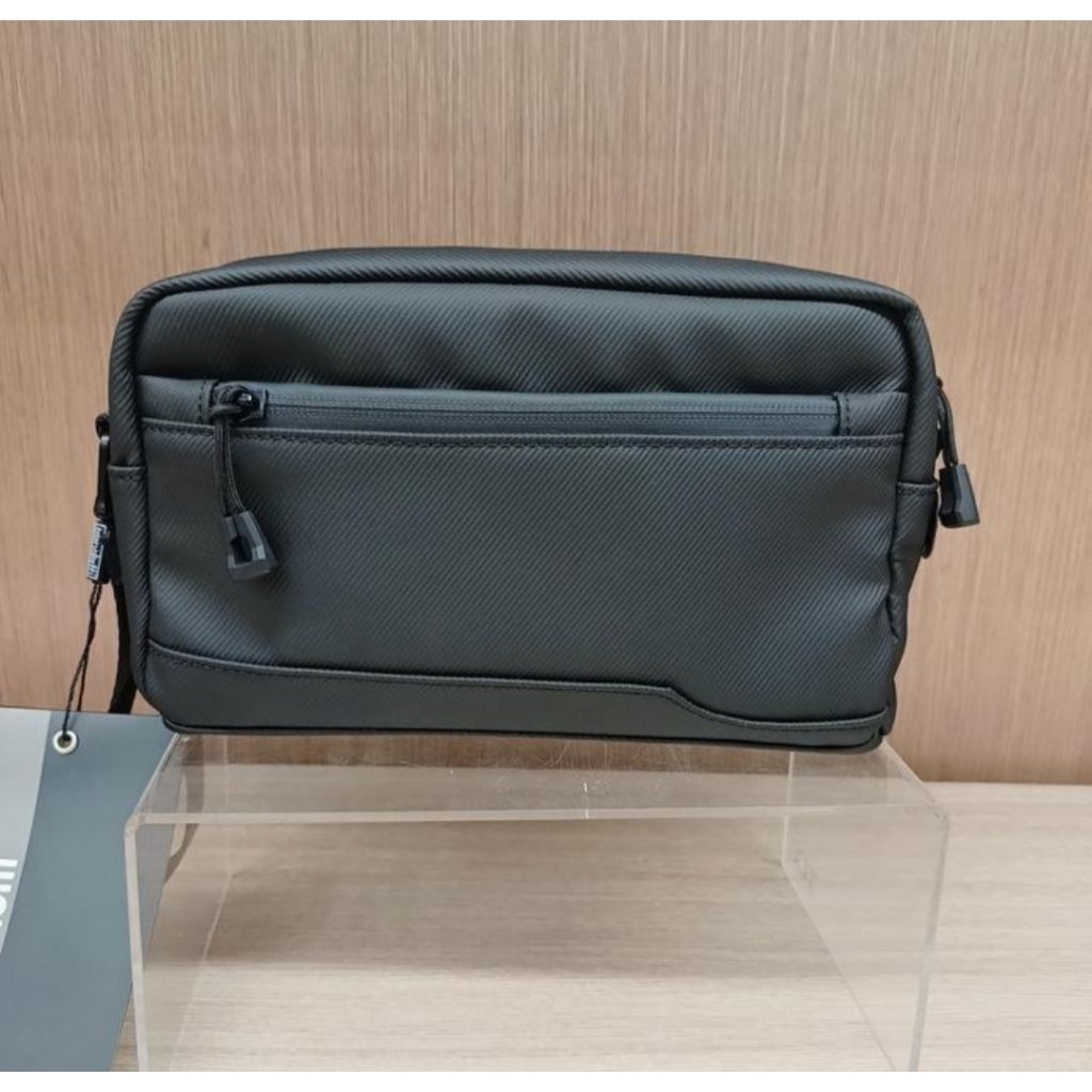 TAS CONDOTTI 2 WAY CLUTCH || SHOULDER BAG - BLACK