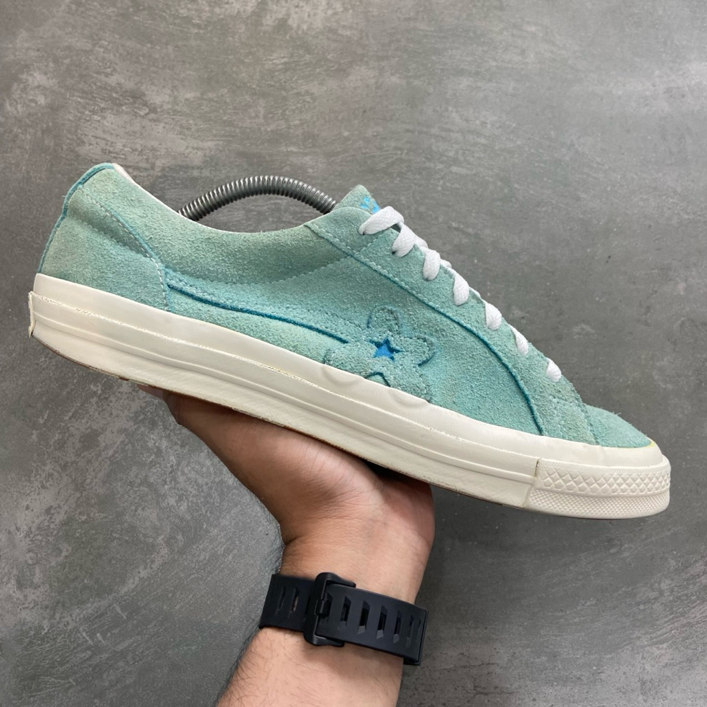 [Size 44.5] Golf le Fleur x Converse One Star OX Suede Bachelor Blue 2017 (160326C) Second Original 
