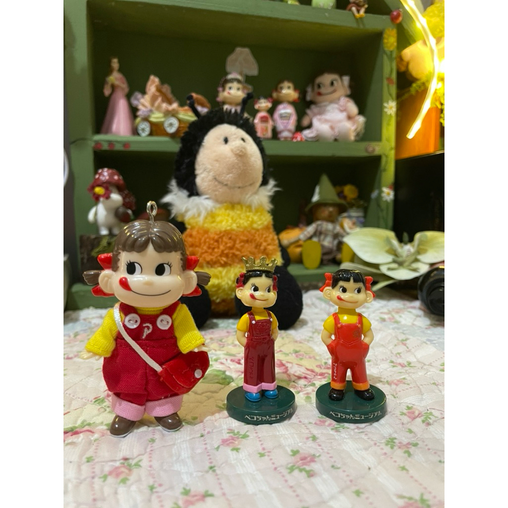 ponyo ghibli peko dress peko plush NICI Keychain plushies Nici ladybug bee flower bunga boneka bunga