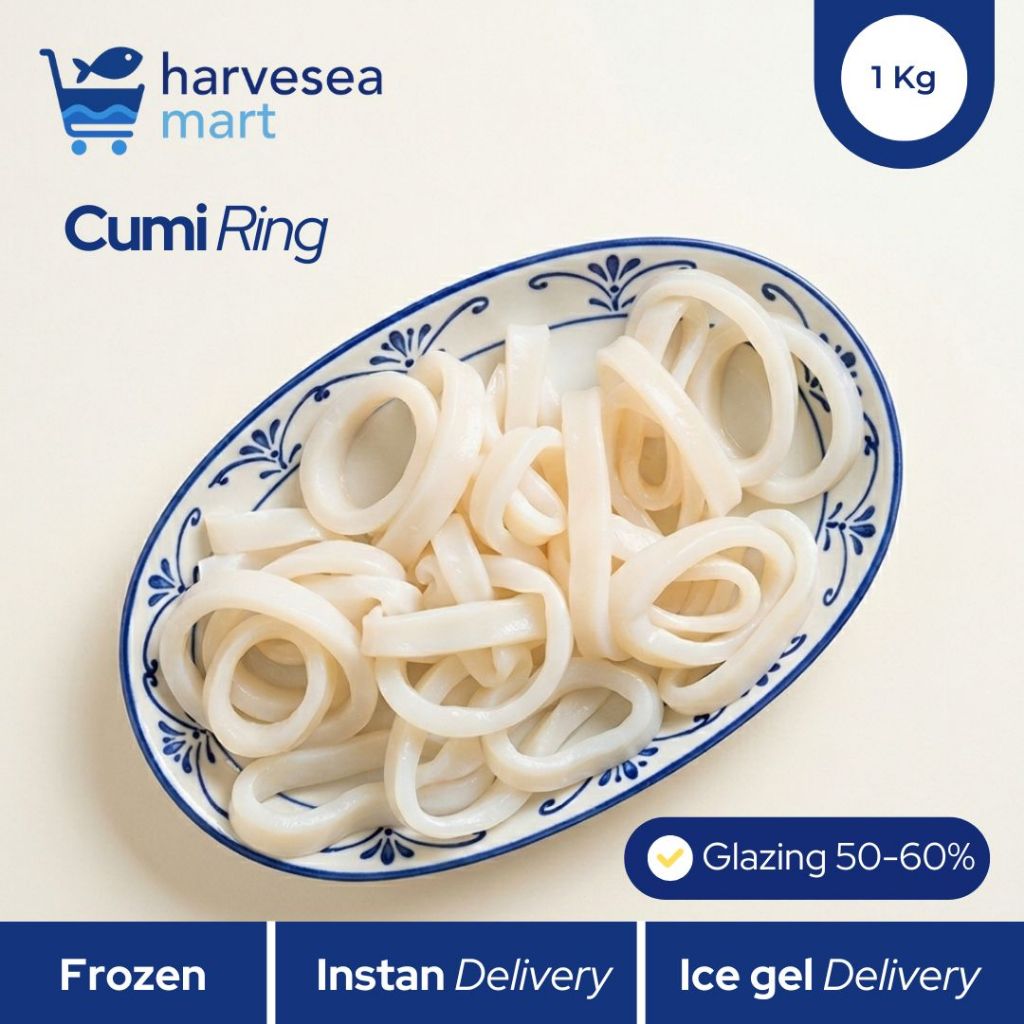 Cumi Ring Frozen 1kg | 500 gram