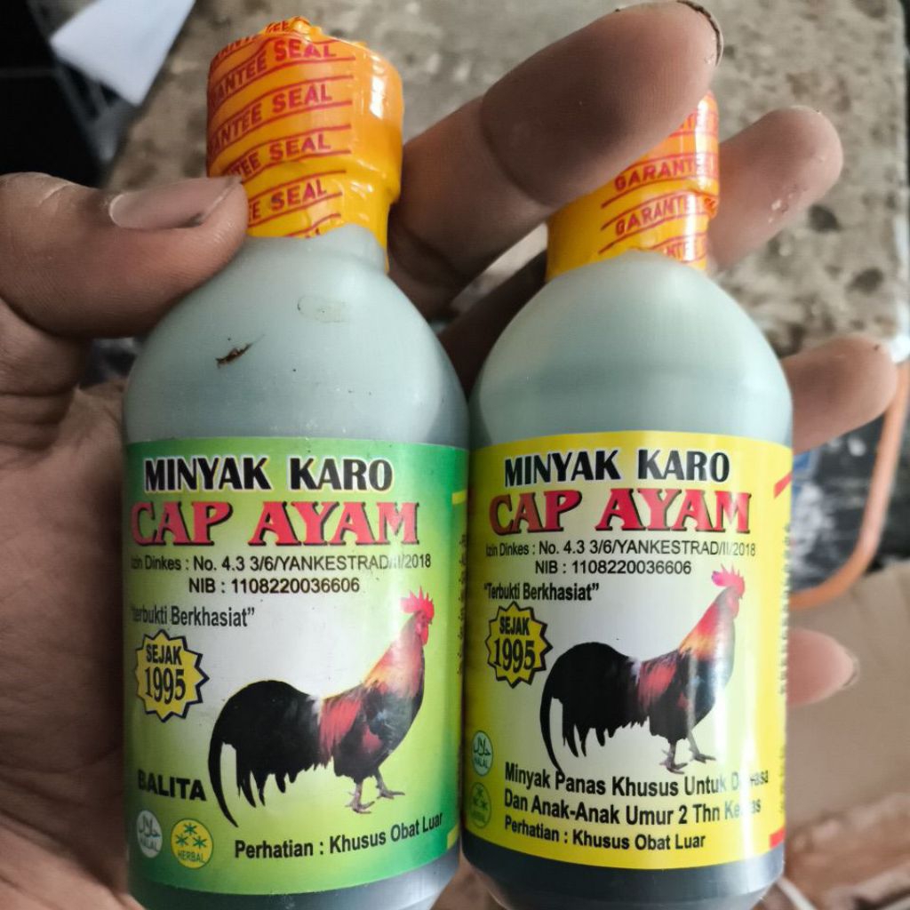 Minyak Karo Cap Ayam Original