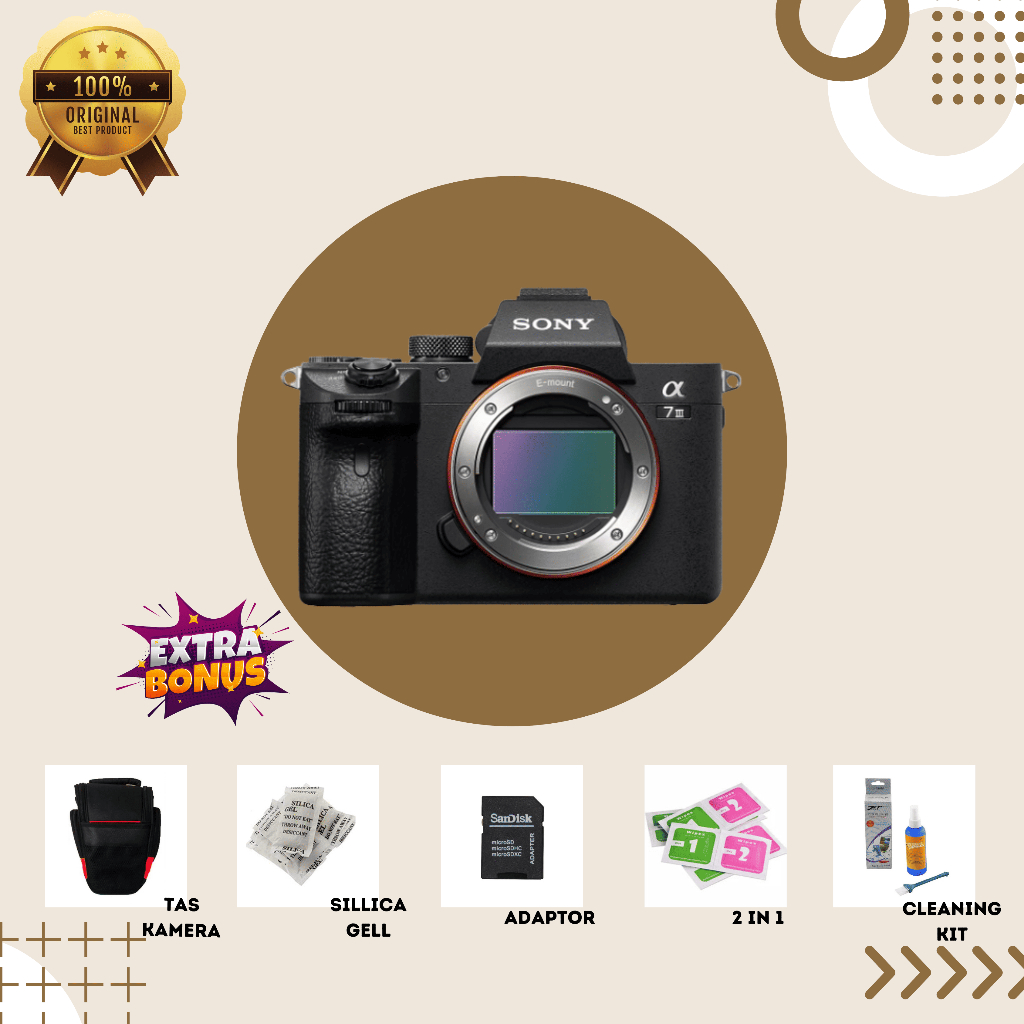 [KAMERA MIRRORLESS] SONY A7 MARK III MULUS SECOND BERGARANSI