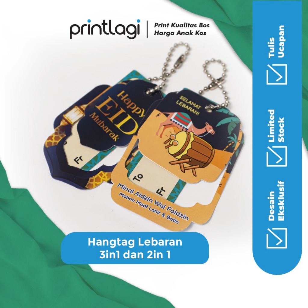 Hang Tag Lebaran Idul Fitri / Hang Tag Idul Fitri Hampers / Hang tag Ucapan Hari Raya Idul Fitri 202