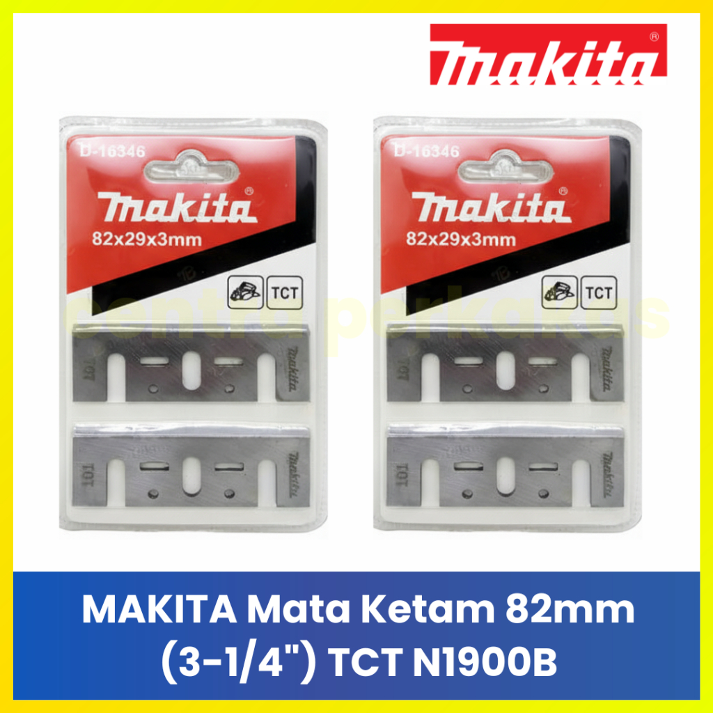 Makita Mata Pisau Ketam Serut Kayu 82mm HSS TCT Original Jepang