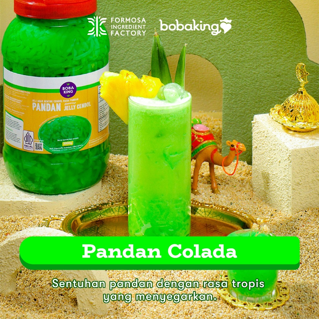 Boba King - Topping Pandan Jelly Cendol