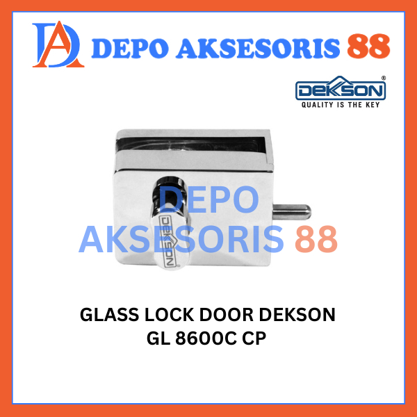 Glass Lock Dekkson GL 8600C Kunci Pintu Kaca Kamar Mandi Dekson 8600 C