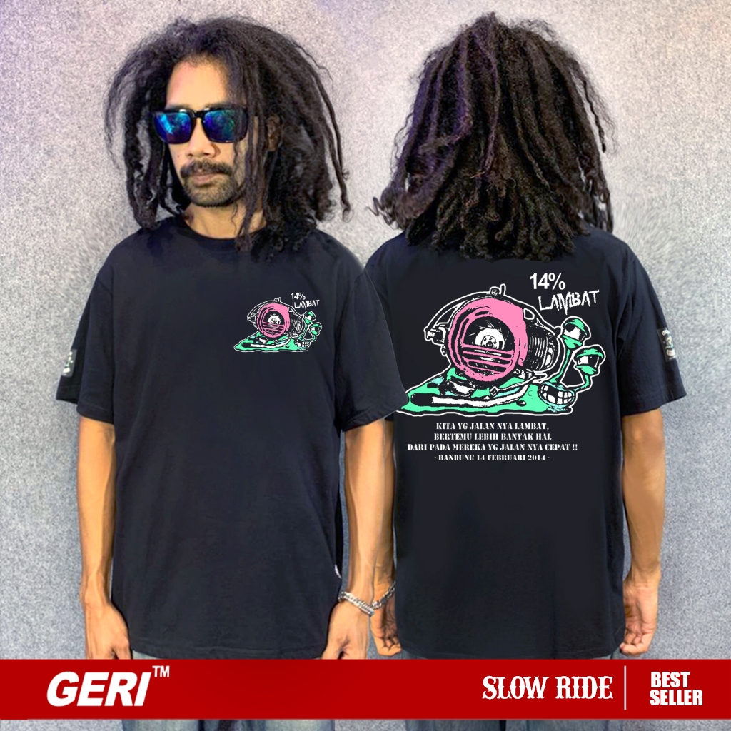 Kaos Vespa Geri Original - Siput Meler