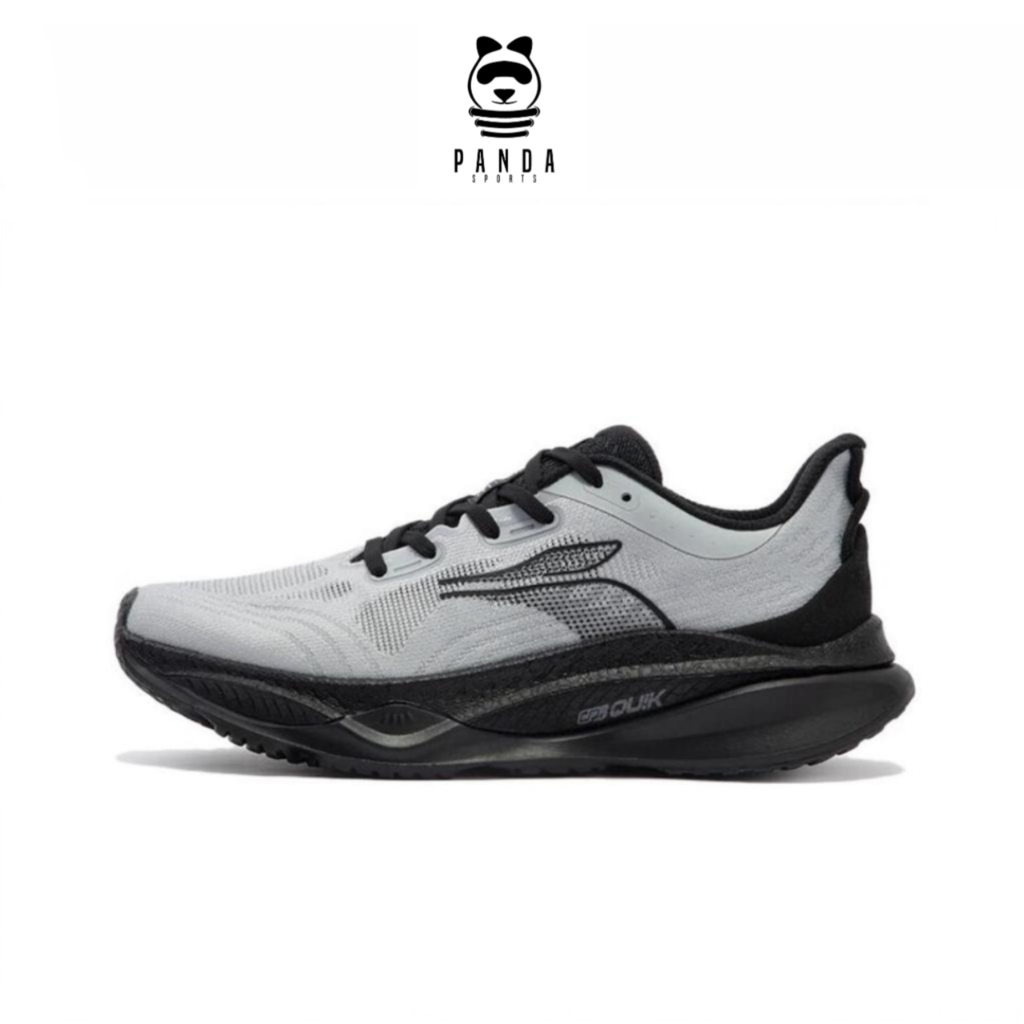 Sepatu Running 361 Degrees Blazing Flame 4 "Black Grey" - 672422223-9