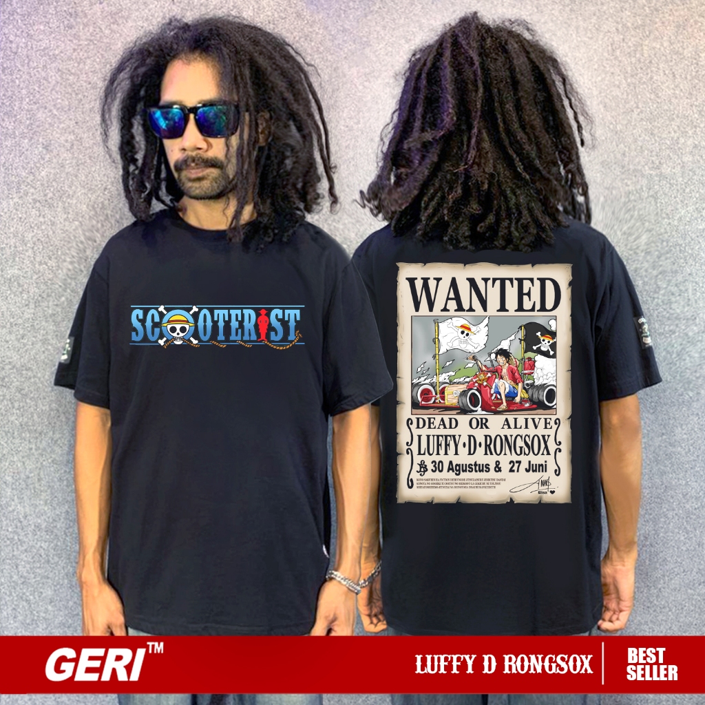 Kaos Vespa Geri Original - ONEPIECE WTD
